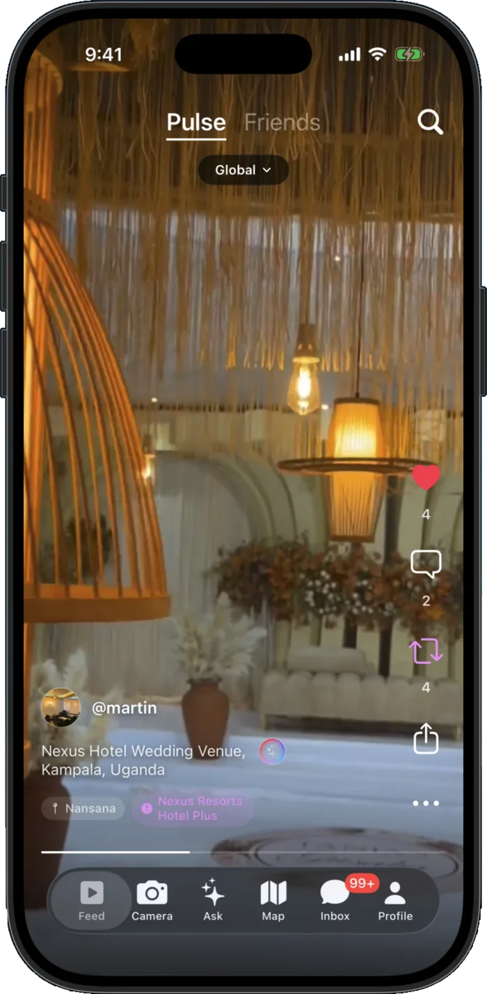 A Cohlta clip filmed at a wedding venue in Kampala, Uganda